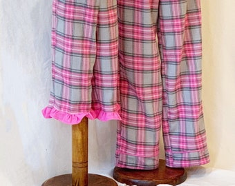 Ruffled Pajama Pants, Capris, or Shorts Sewing Pattern Girls Sizes 2 - 6 | PDF | Digital Download