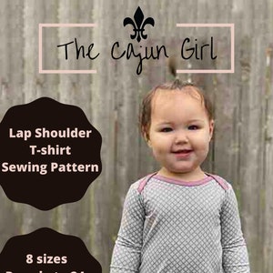 Lap Shoulder T-shirt Sewing Pattern image 5