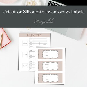 Cricut Stash Inventory Organizer Printable image 1