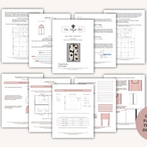 Diaper Stacker Sewing Pattern, Nappy Stacker, digital download PDF image 2