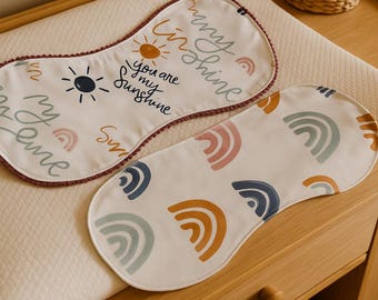 Easy Contoured Burp Cloth Sewing Pattern