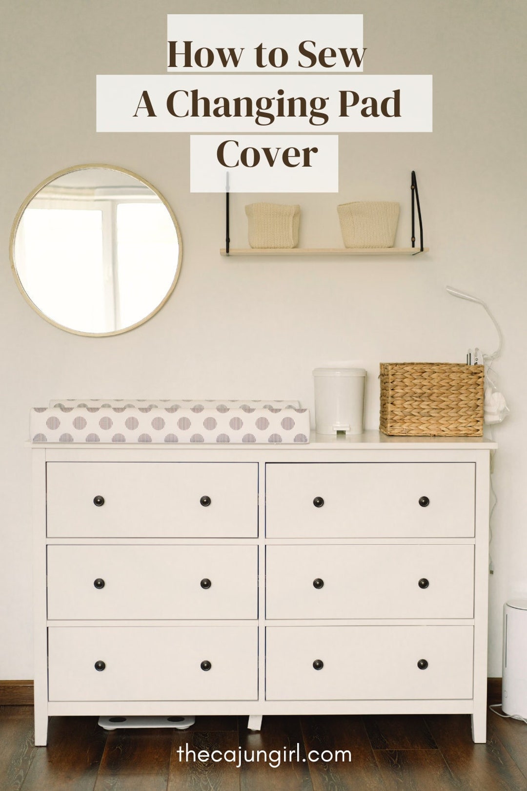 Contoured Changing Pad Cover Sewing Pattern Make Any Size, Including