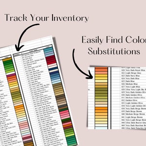 DMC Embroidery Floss Inventory Tracker image 4