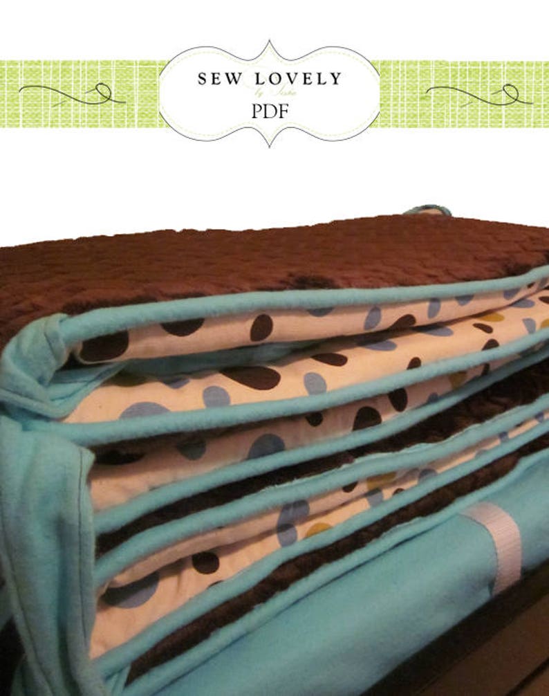 Infant Crib Bumper Pads Sewing Pattern PDF Etsy