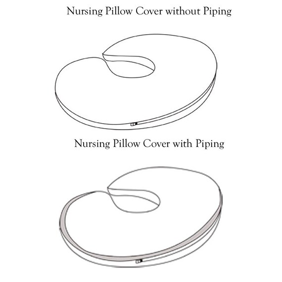 Nursing Pillow Cover Sewing Pattern Pdf Fits Boppy Pillow Etsy