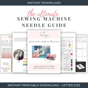 Complete Sewing Machine Needle and Sewing Thread Reference Guide