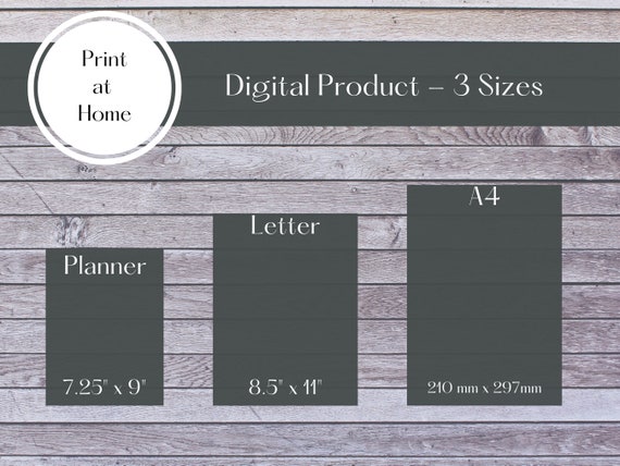 Fabric Stash Inventory PDF Printable Sheet A4 & Letter Size 