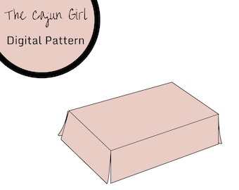 Crib Skirt Sewing Pattern - PDF | Crib and Baby Bedding