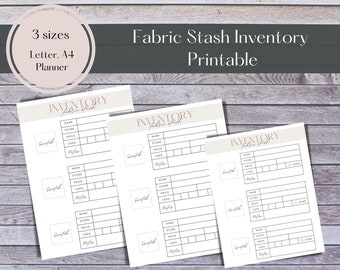 Fabric Stash Printable