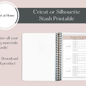Cricut Stash Inventory Organizer Printable image 4
