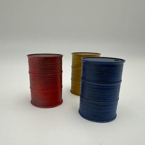 55 gallon drum set of 3 (1/24 scale )