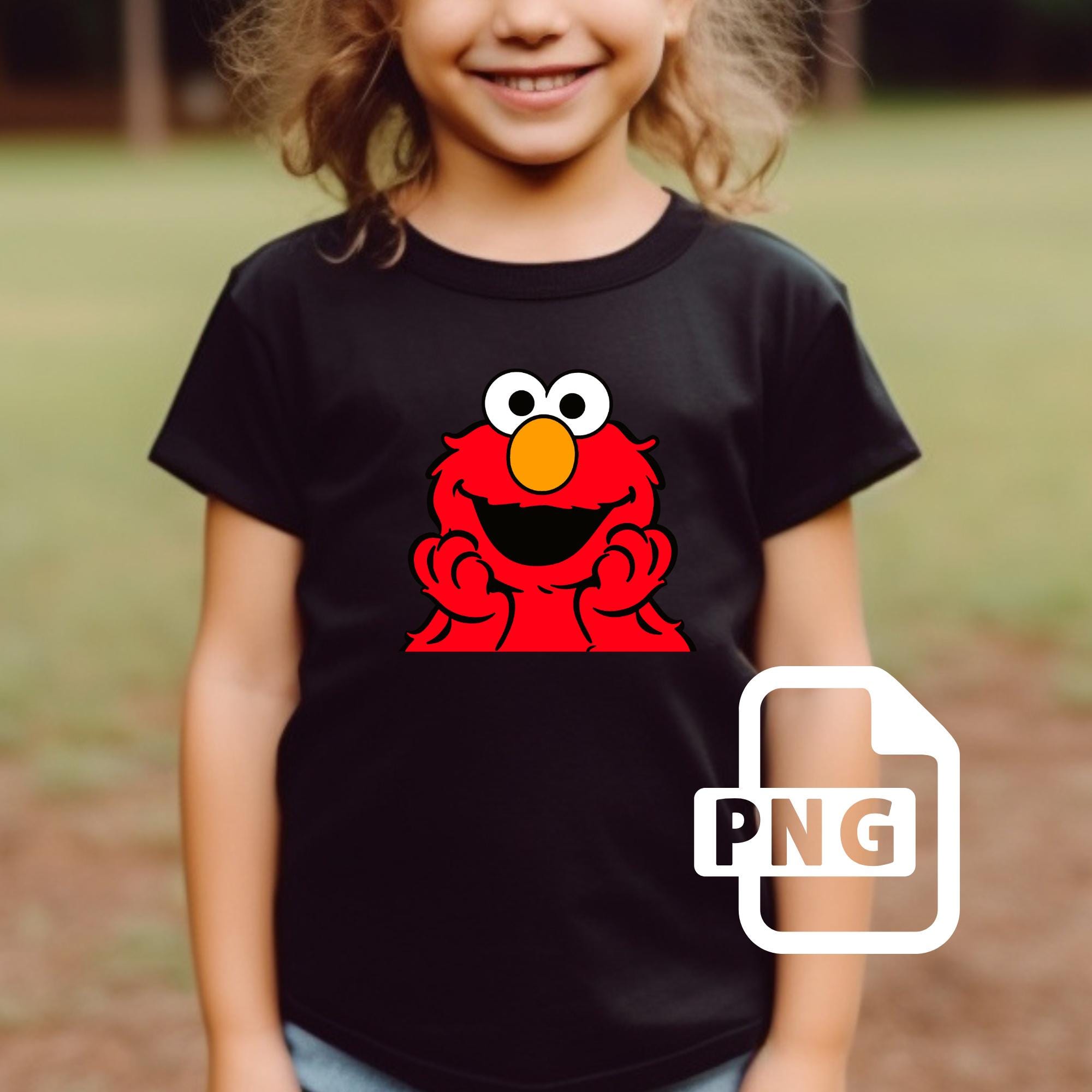 Elmo Inspired PNG | Digital Download | Cute Red Character Clipart for Sublimation, DTF, Crafts, Stickers, Shirts