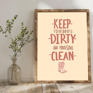 Western Quote Digital Wall Art Cowgirl Printable Poster Rustic Country Decor Western Printable Art Minimalist Western Wall Art