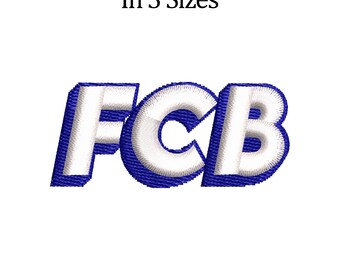 Borduurontwerp FCB Barcelona: 3D-bestand (direct downloaden)