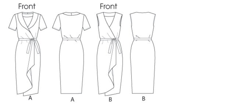 Как завязывать платье с запахом схема