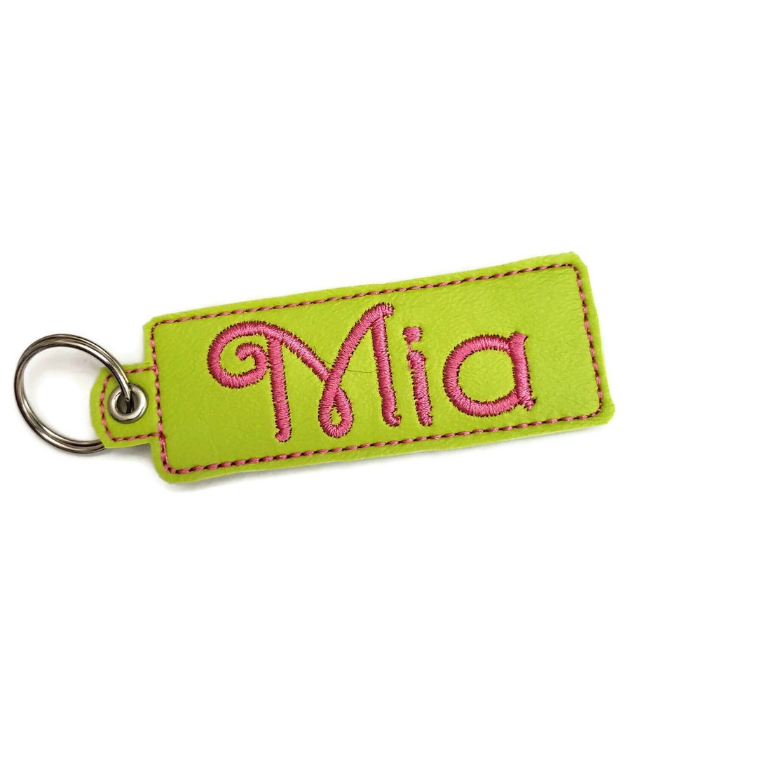 Custom Name Tag Kids Name Tag You Pick the Color Mandeville Font back