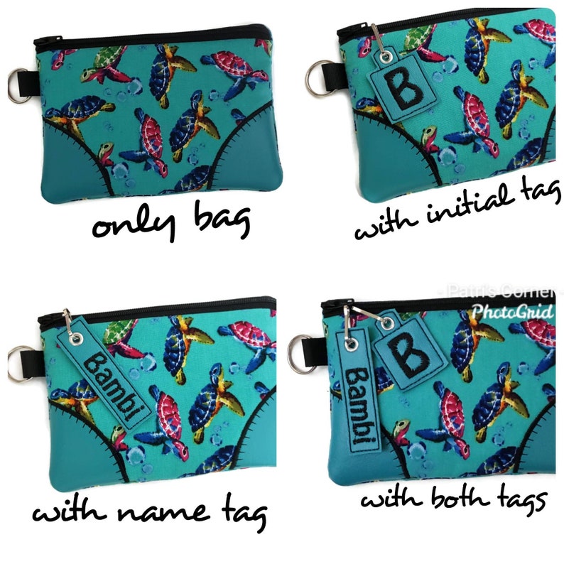 small credit cards keeper- ready to ship southwest sunflowers road trip license plate coin purse Handmade small pouch with zipper pull