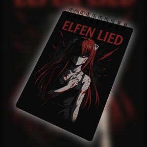 Elfen Lied Anime Notepad Merch Gift Lucy Nyu