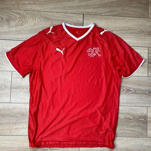 Puma Switzerland 2008-2010 Home shirt football jersey