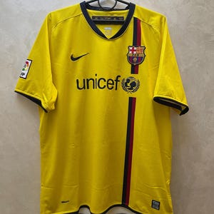 NIKE BARCELONA 2008/2009 AWAY shirt jersey blockore rare