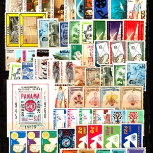 Latin America, one page collection of different unused stamps. (3476)