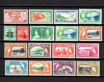 イギリス - ジョージ 6 世 1937-1950 切手 7 枚の決定版セレクション