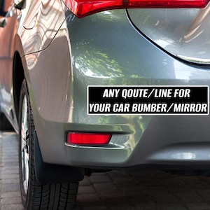 Custom Bumper Stickers, Stickers for Car, Personalized Sticker, Custom Sticker, WaterProof Sticker For Cars, Custom Car Bumper Stickers