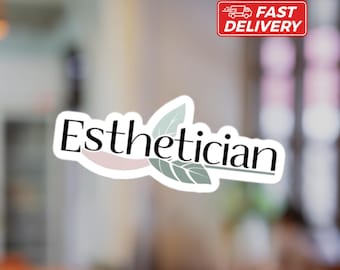 Esthetician Sticker: Skin Care Therapist Gift, Waterproof Vinyl