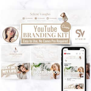 DIY YouTube Channel Branding Kit: Canva Banner, Intro, Outro Templates