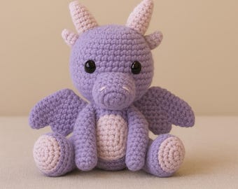Dragon Crochet Pattern: Easy Plush Toy Tutorial (PDF Download)
