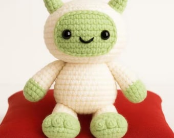 Yeti Amigurumi Crochet Pattern PDF | Snow Monster Plush Tutorial