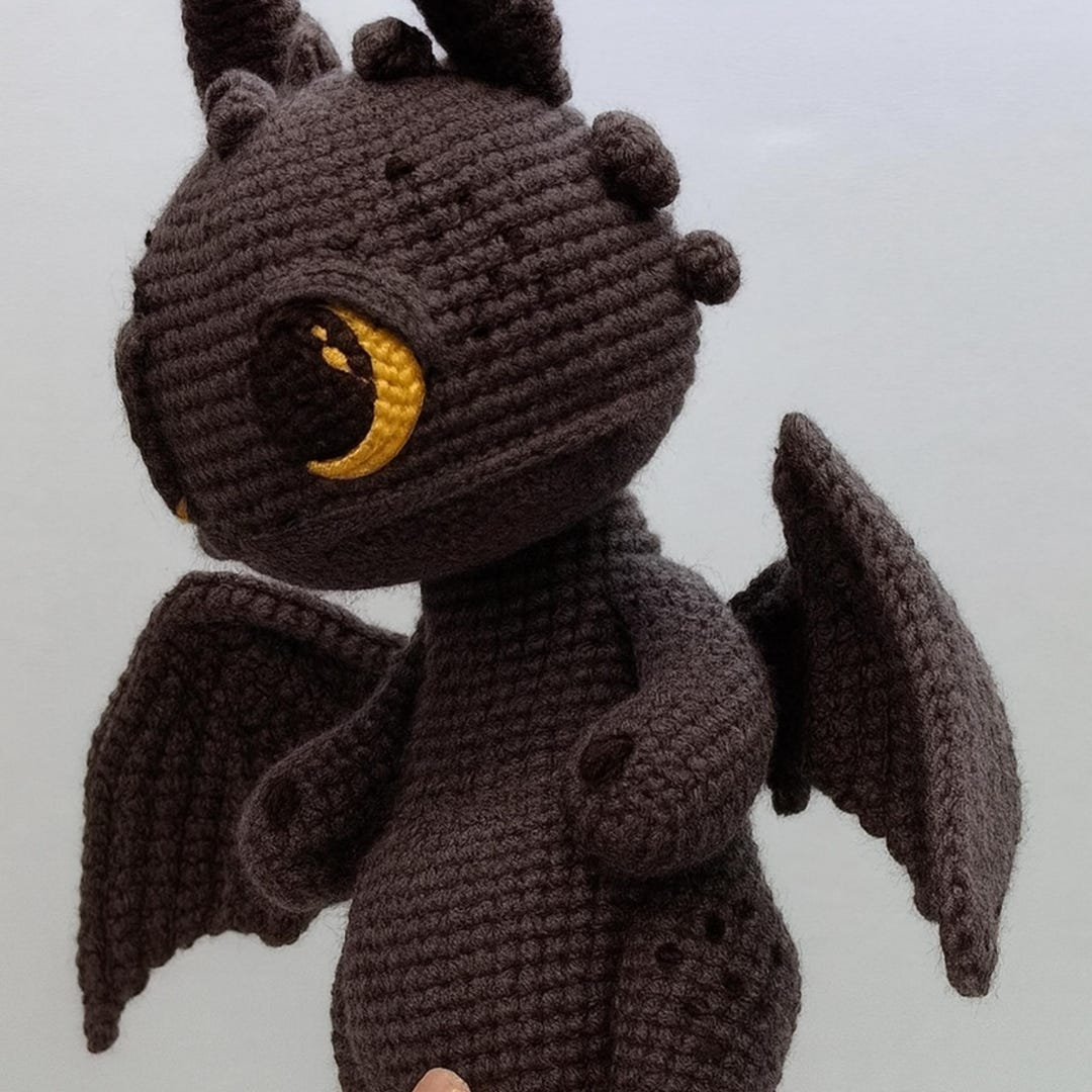 Dragon Crochet Pattern PDF - Poseable Wire Frame Dragon Toy - Fantasy ...