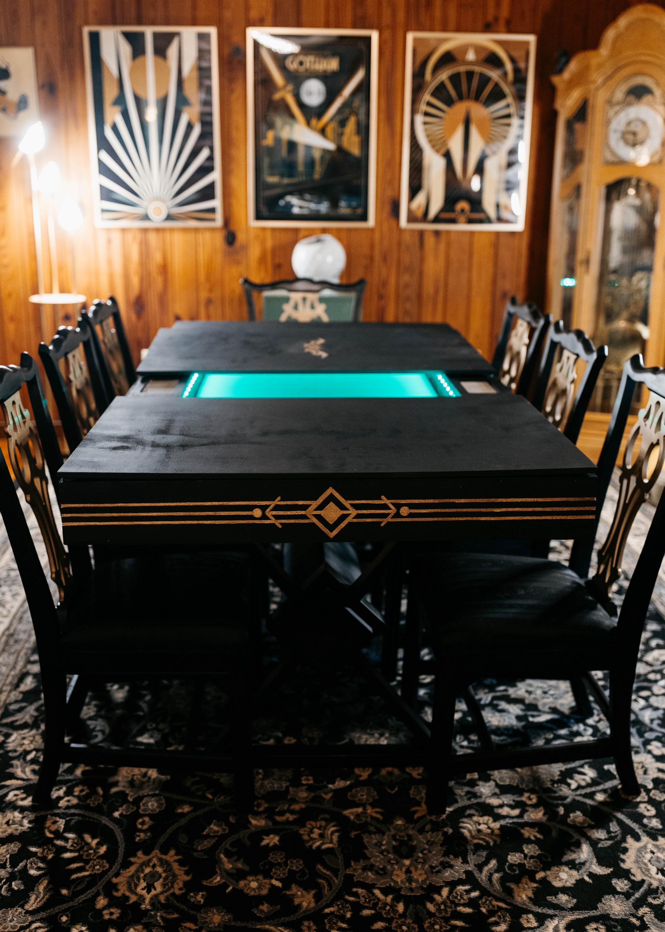 Table Pattern Ingravings Custom Engraved Modular Table - Etsy