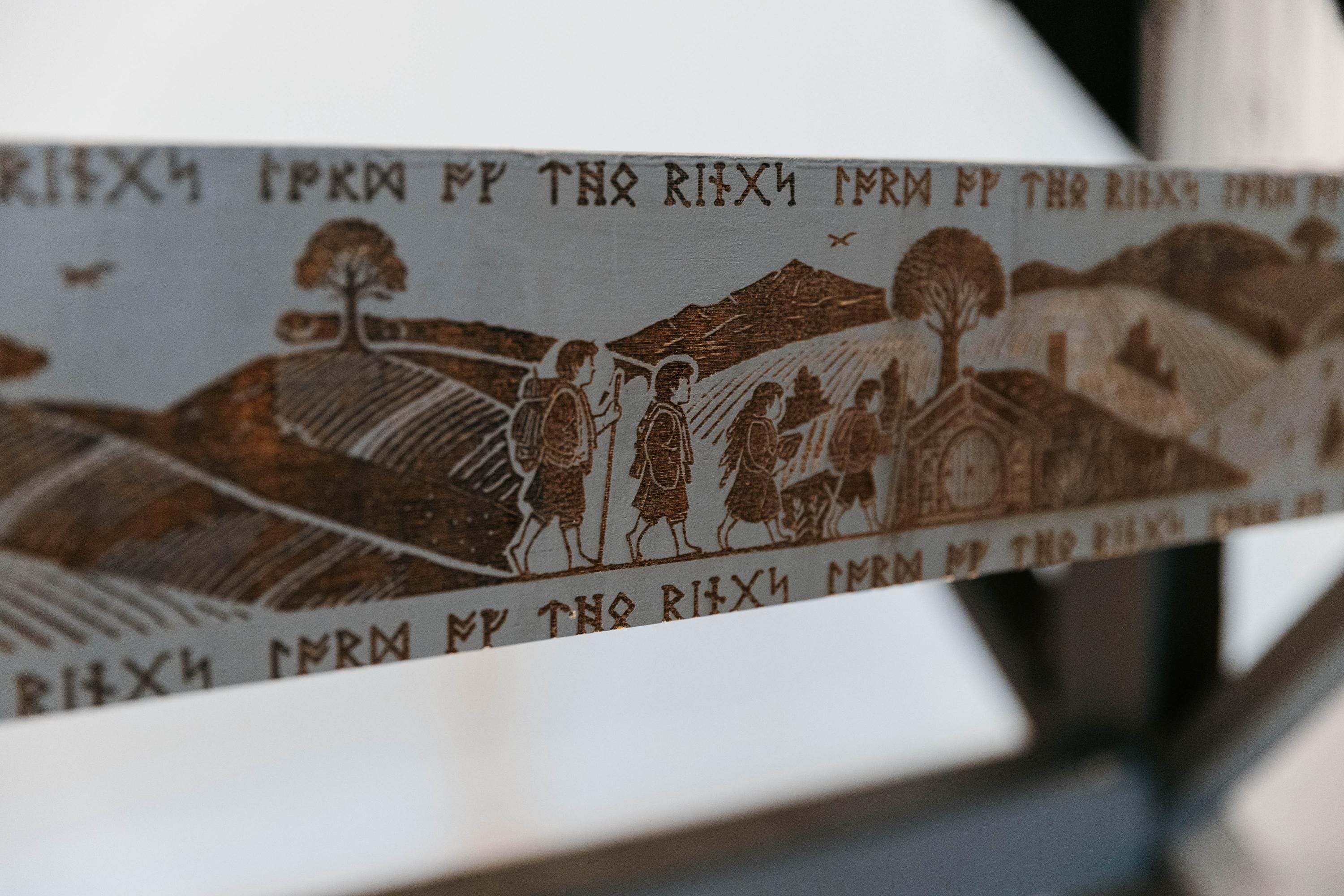 Table Pattern Ingravings Custom Engraved Modular Table - Etsy