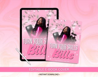 Editable Ebook Cover Template: Canva Design (8.5 x 11 px)