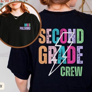 Custom Teacher Shirt, 2nd Grade Teacher Team Shirts, Back to School Gift for Teacher Teams, Second Grade Teacher Tee, Team Teacher Shirt