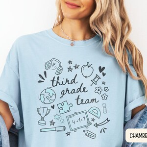 THIRD Grade Team Shirts, 3rd Grade Teacher Shirt, Third Grade Shirt, 3rd Grade Teacher Team, Back to School Teacher T Shirt, 3rd Grade Crew
