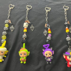 Teletubbies Halloween Bag Charms Keychains