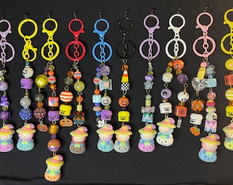 Colgante para bolso, llavero o amuleto para diario de Halloween con diseño de LaFuFu