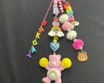 Care Bears Bag Charms Keychains - Cheer Edition