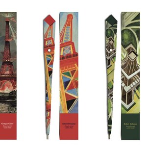 PARIS  : Stylo en papier + marque-page éco-responsable fait main et fabriqué en France.