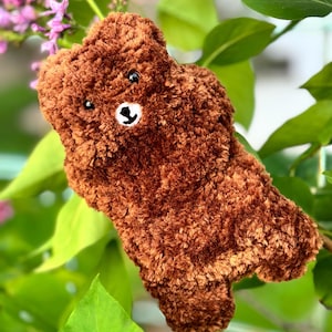 Crochet Bear AirPods Case: Furry AirPods Pro 2 Holder Clip