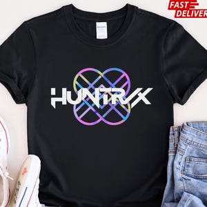 Huntrix Girls Shirt, Vintage Huntrix Shirt, Kpop Demon Hunter T-shirt, Kpop Huntrix, Huntrix Fan Shirt, Fan Gift, Kids Kpop Demon