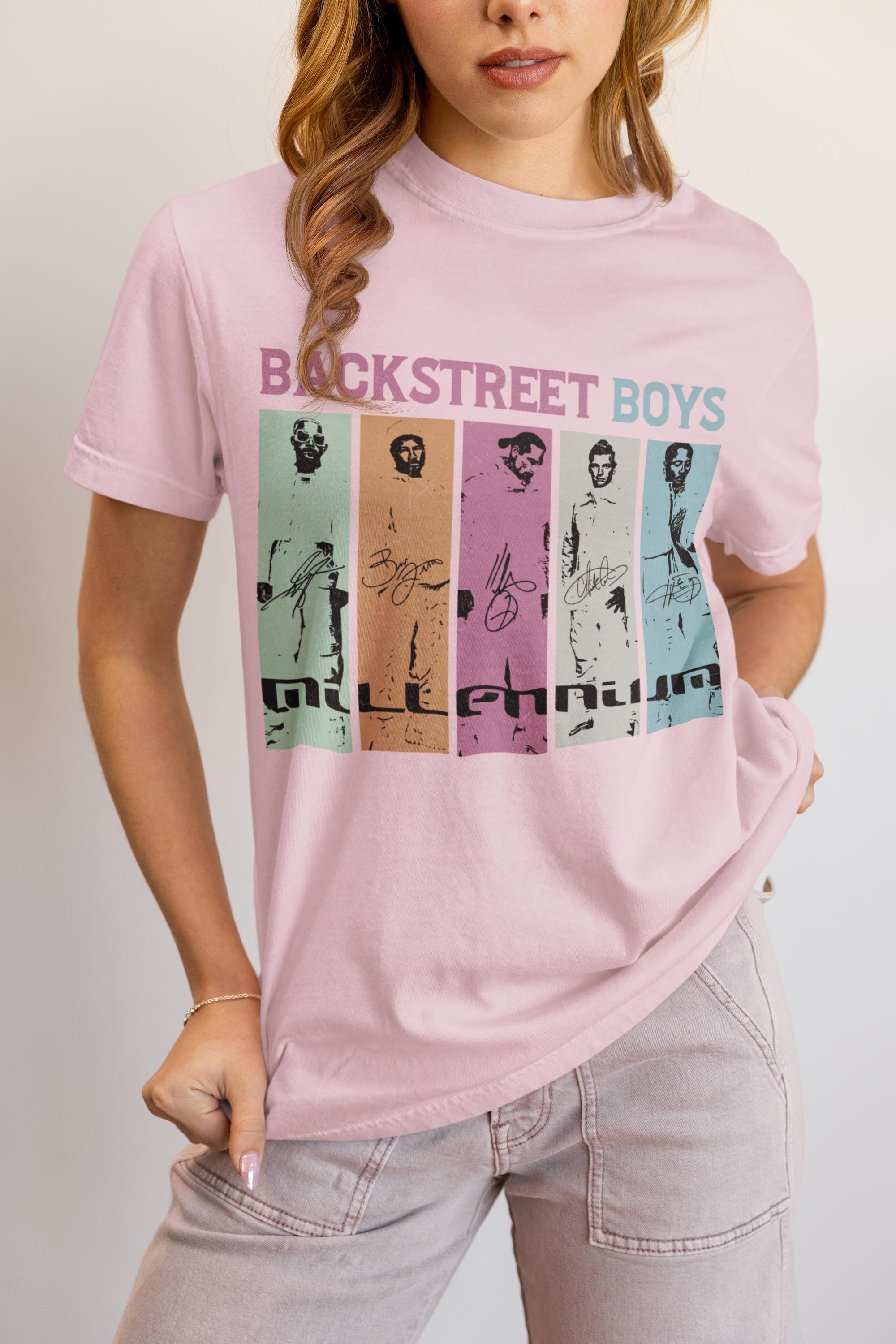 90s Color Block Tee - Etsy