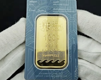 100g Gold Bar Britannia The Royal Mint Bar