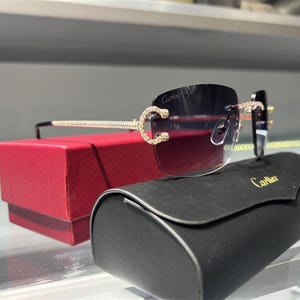 VVS Moissanite C Style Diamond glasses