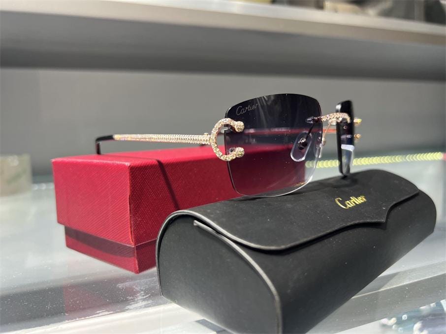 VVS Moissanite C Style Diamond glasses