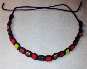 Hot Hues Beaded Bracelet