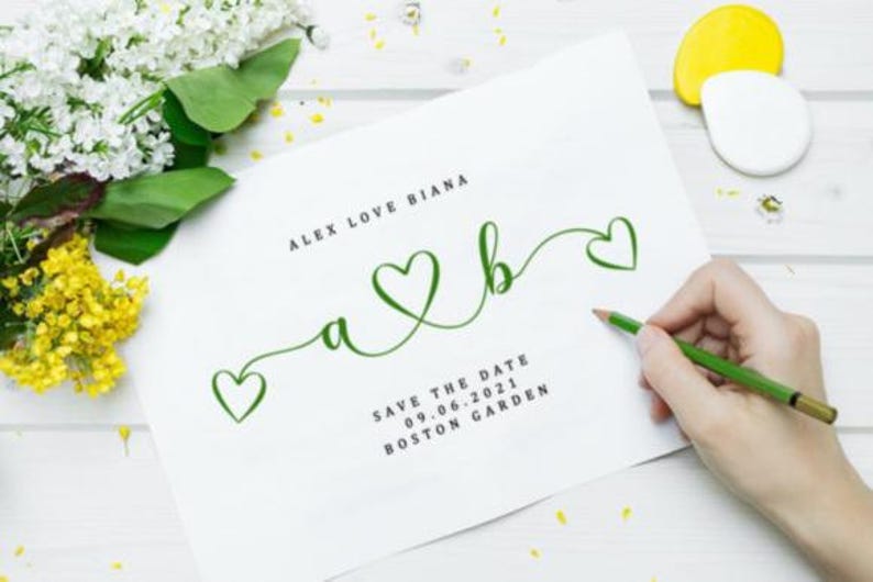 Madelyn Heart Font, Cursive Font | SVG, DXF, OTF, Ttf | Fonts Procreate ...