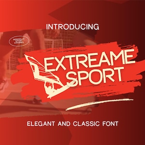 Sport Font Bundle - Baseball Font, Football Font, Futuristic Font, Display Font, Logo Font, Bold font, Branding font, Racing Font, Hockey